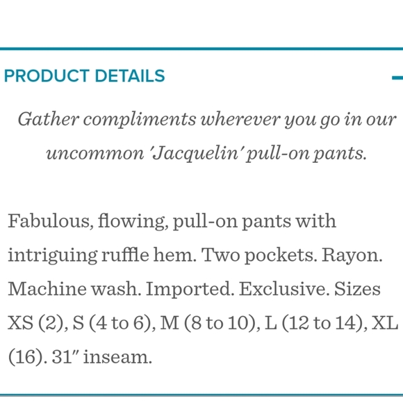 🆕🌿SUNDANCE BOHO WIDE LEG BELL BOTTOM PANTS🌿 - Picture 3 of 3